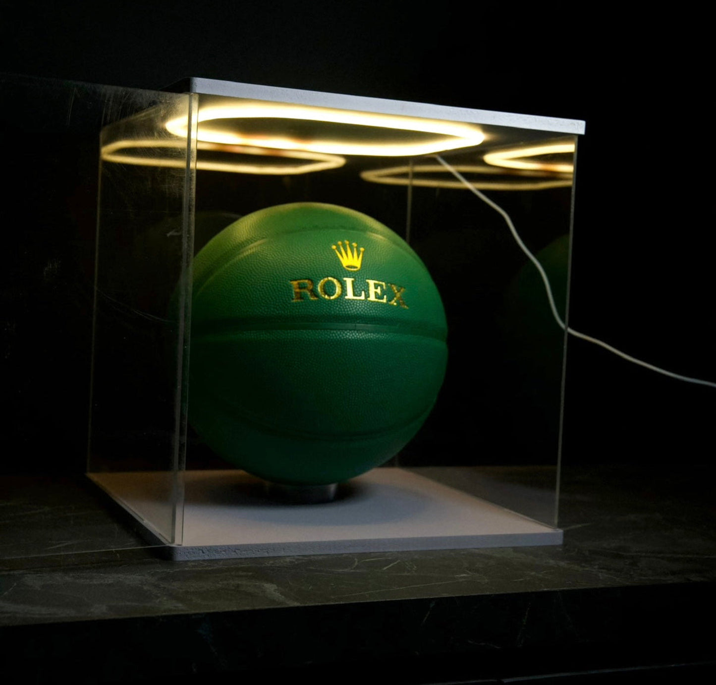 Spot-Light Basketball Display Case